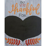 Thankful For... (Chalkboard) - Full Color Design Reference Image