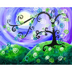 Whimsical Tree - Full Color Design Reference Image