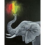 African Elephant - Full Color Design Reference Image
