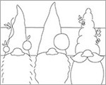 Garden Gnomes - Reusable Pattern