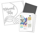 Mermaid Tails  - Printed Paint Kit