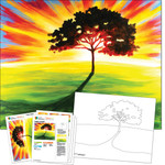 Scenic Sunset  - Digital Paint Kit