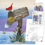 Winter Cardinal - Digital Paint Kit