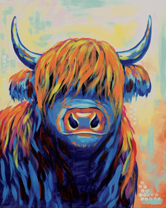 Paint Party Supply Pack - Highland Cow