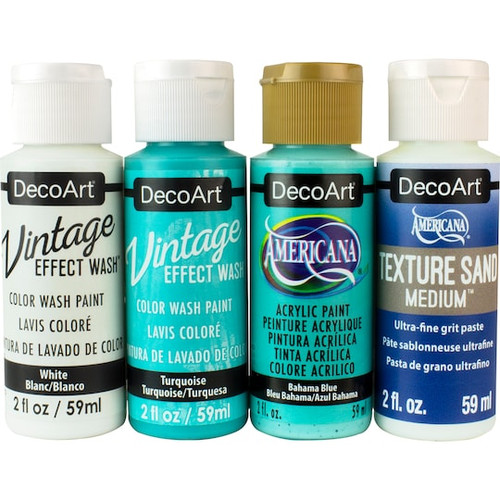 Bahama Blue Color Acrylic Paint Decoart Americana 59 Ml 2 Fluid