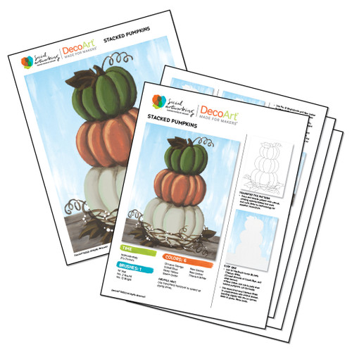 Stacked Pumpkins  - Digital Paint Kit