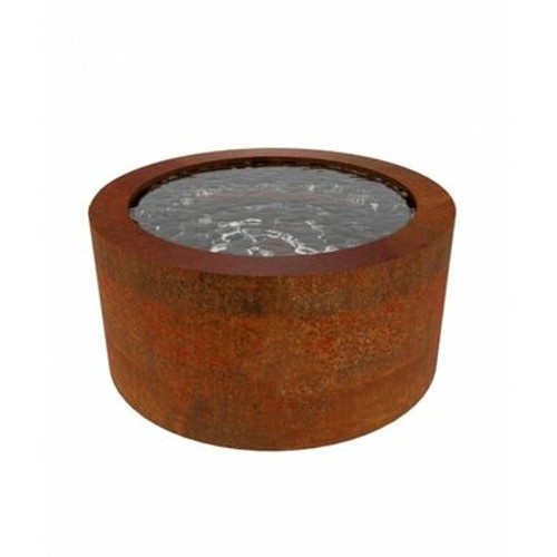 Cruinn Corten Steel Water Bowl