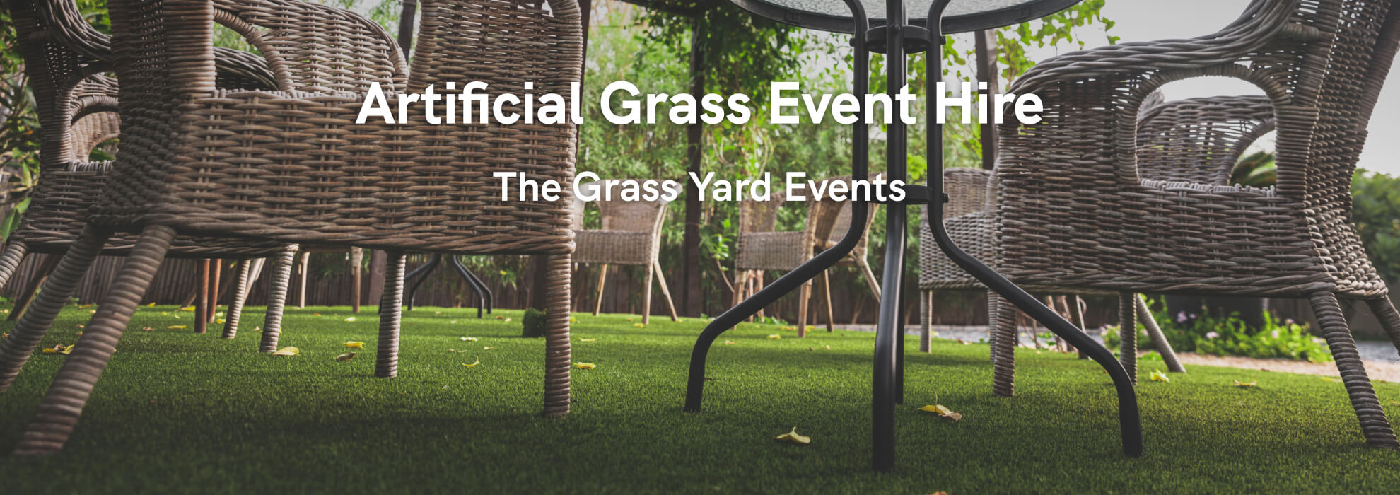 the grass yard artificial grass event hire