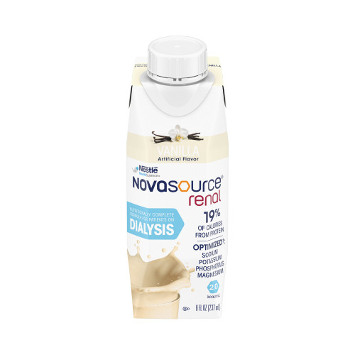 Novasource® Renal Vanilla Oral Supplement, 8 oz. Carton