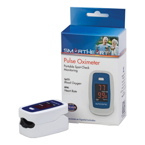 SmartHeart Fingertip Pulse Oximeter for Blood Oxygen Saturation, Economy