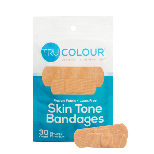 Tru-Colour Skin Tone Adhesive Bandages for Fair Skin Tone Shades