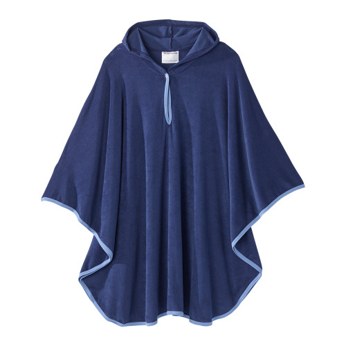 Silverts® Plush Terry Shower Capes, Navy Blue