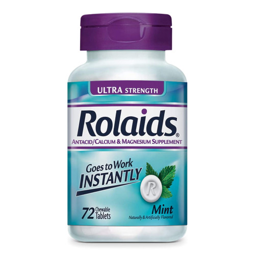 Rolaids® Ultra Strength Chewable Tablets, Mint Flavor