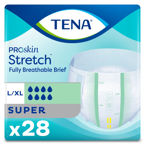 Tena® Stretch™ Super Incontinence Brief, Large / Extra Large