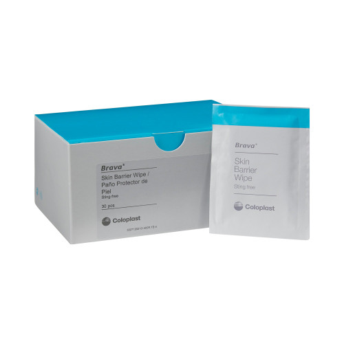 Brava Coloplast Skin Barrier Wipes