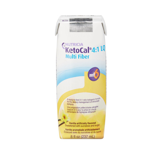 KetoCal® 4:1 LQ Vanilla Oral Supplement, 8-ounce carton
