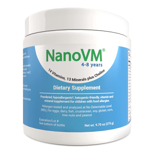 NanoVM® 4 - 8 Years Pediatric Oral Supplement, 275-gram Can