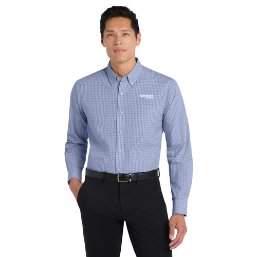 Men's Port Authority® Plaid Pattern Easy Care Shirt