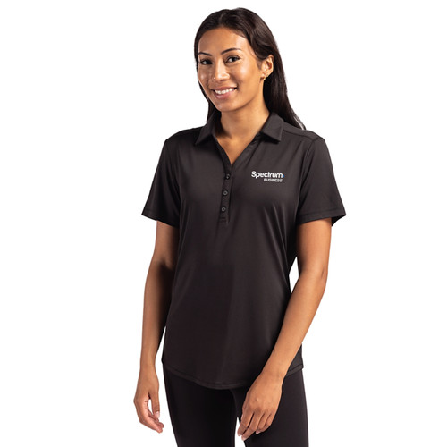 Cutter & Buck Forge Eco Stretch Recycled Womens Short Sleeve Polo