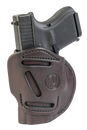 1791 Gunleather 4-way, 1791 4wh-3-sbr-r   4way Iwb/owb Size 3 Signtre Brn