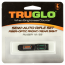 Truglo Ruger 10/22 Fiber Optic Sight Set, Tru Tg-111w      Ruger 10/22 Rifle Set