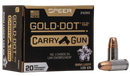 Speer Ammo Hollow Point (hp), Speer 59gdc1  Gold Dot   9mm  135 Hp Crbne   50/20