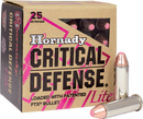 Hornady Critical Defense, Horn 90240  Critdef   9mm Lte 100 Ftx        25/10