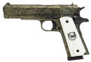 Oaks Wholesale Dist/iver 1911 A1, Iver 1911a1watermoccasin 45  5in Gvrn Snake Grn