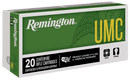 Remington Ammunition Umc, Rem 23813 L22504    Umc 22250      50 Jhp    20/10