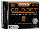 Speer Ammo Gold Dot, Speer 23614gd Gold Dot   9mm   115 Hp       20/10