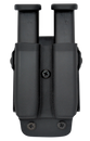 High Speed Gear Uniform, Hsgi 42p112bk  Uni Dbl Mag Pouch Sz 1 Glk 9mm Blk