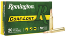 Remington Ammunition , Rem 29051  R6mm4 6mm 100gr Corelkt Psp       20/10