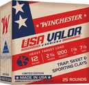 Winchester Ammo Usa Valor, Win Usav127    12g 2-3/4"#7.5 Usa Val 1-1/8  25/10