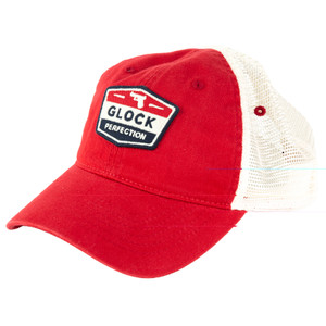 Glock Mesh Trucker Hat Red