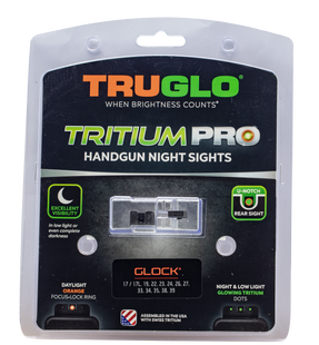 Truglo Tritium Pro, Tru Tg-231g2c     Trit Pro Glock High  Set Org