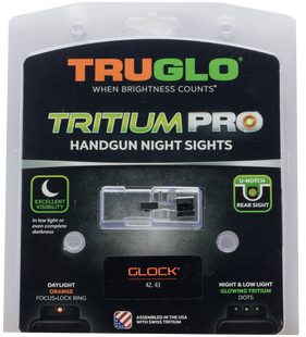 Truglo Tritium Pro, Tru Tg-231g1ac    Trit Pro Glock 42/43 Set Org