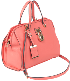 Bulldog Satchel Purse, Bdog Bdp026      Satchel Purse Hlstr         Coral