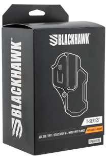 Blackhawk T-series, Bhwk 410703bkr  T-series L2c Colt1911 Worw/o Rl Rh