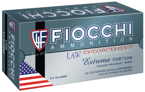 Fiocchi Heritage, Fio 9x18      9x18 Ult Pol 100 Fmjtc         50/20