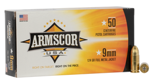 Armscor Usa, Arms Fac94            9mm    124 Fmj         50/20