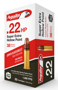 Aguila Super Extra, Aguila 1b220335      22lr Hv Hp 38gr         50/40