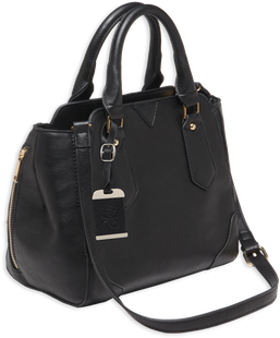 Bulldog Satchel Purse, Bdog Bdp020      Satchel Purse Hlstr        Blk/bk