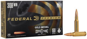 Federal Gold Medal, Fed Gm308otm1      308      168 Cntrstrke    20/10