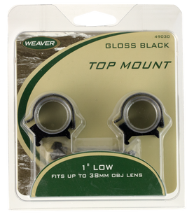 Weaver Mounts Top Mount, Weav 49121  30mm Rings Low Dtchbl    Mt