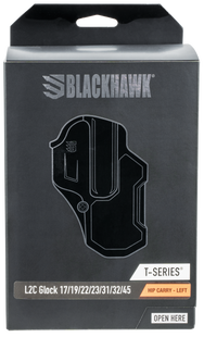 Blackhawk T-series, Bhwk 410700bkl  T-series L2c Glock 17 Black Lh
