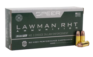 Speer Ammo Lawman, Speer 53365 Lawman Rht 9mm   100 Frangible   50/20