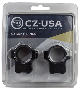 Cz Scope Ring Set, Cz 40086 Alum Scope Rings 1in  Cz457 11mm Dovetail