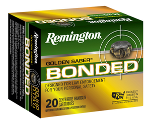 Remington Ammunition Golden Saber Bonded, Rem 29407 Gsb357sbb  357s Gs 125 Bjhp        20/25