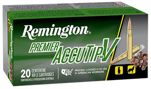 Remington Ammunition Premier, Rem 29220 Pra204b   204 Rug 40 Accutip       20/10