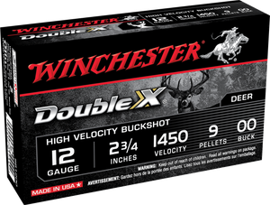 Winchester Ammo Double X, Win Sb1200     Suprm 2mag 12 2.75 00 Bk       5/50
